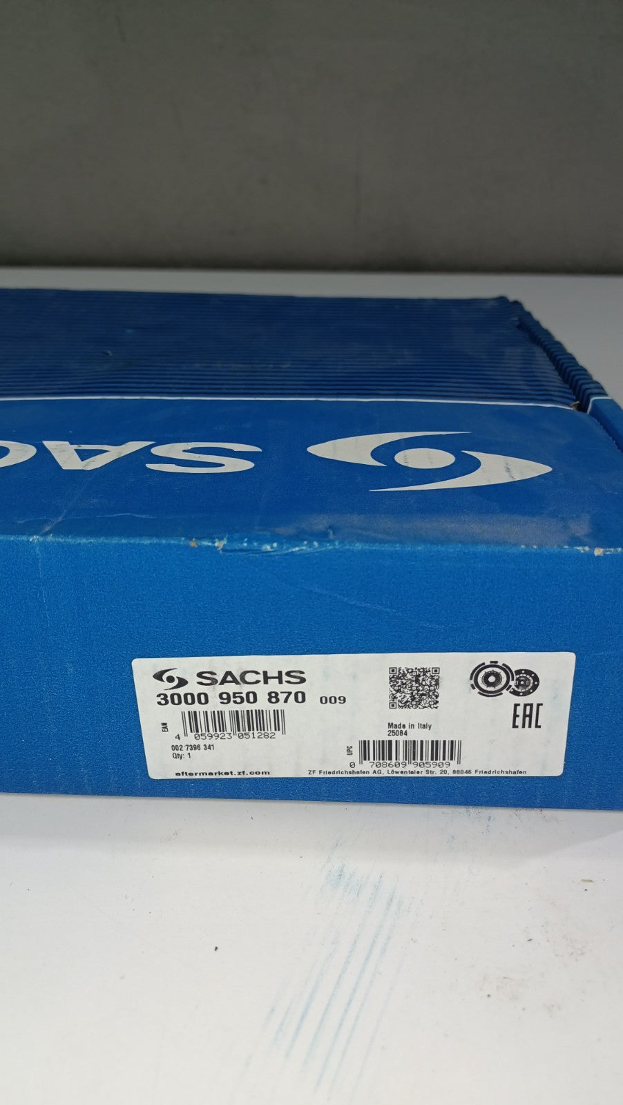 SACHS Clutch Kit For FORD FIESTA Mk7 1.0 17 on 6-Speed Manual Transmission 220mm