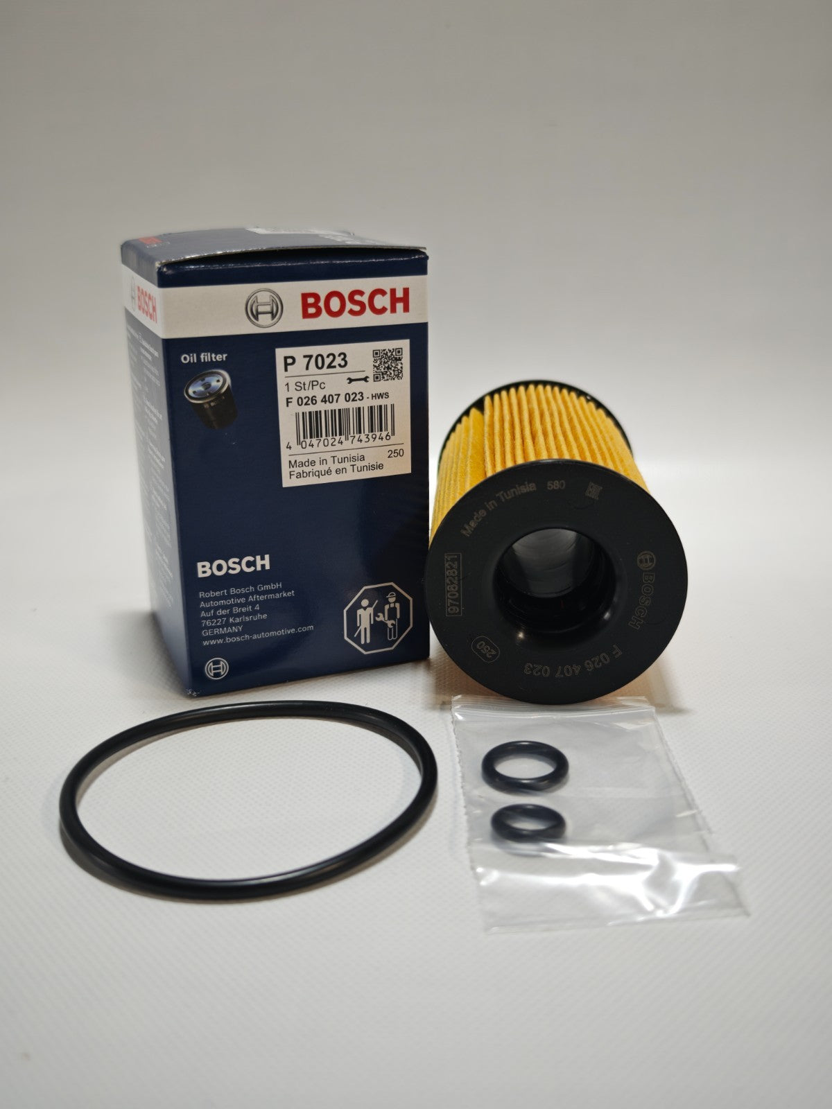 Oil Filter F026407023 Bosch 03L115562 03L115466 P7023 Genuine Quality VW Group
