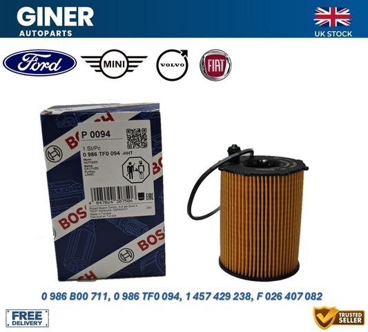 Bosch Oil Filter 1457429238 11427805978 1109AY 1109T3 1109Y2 1109Z6 F026408887