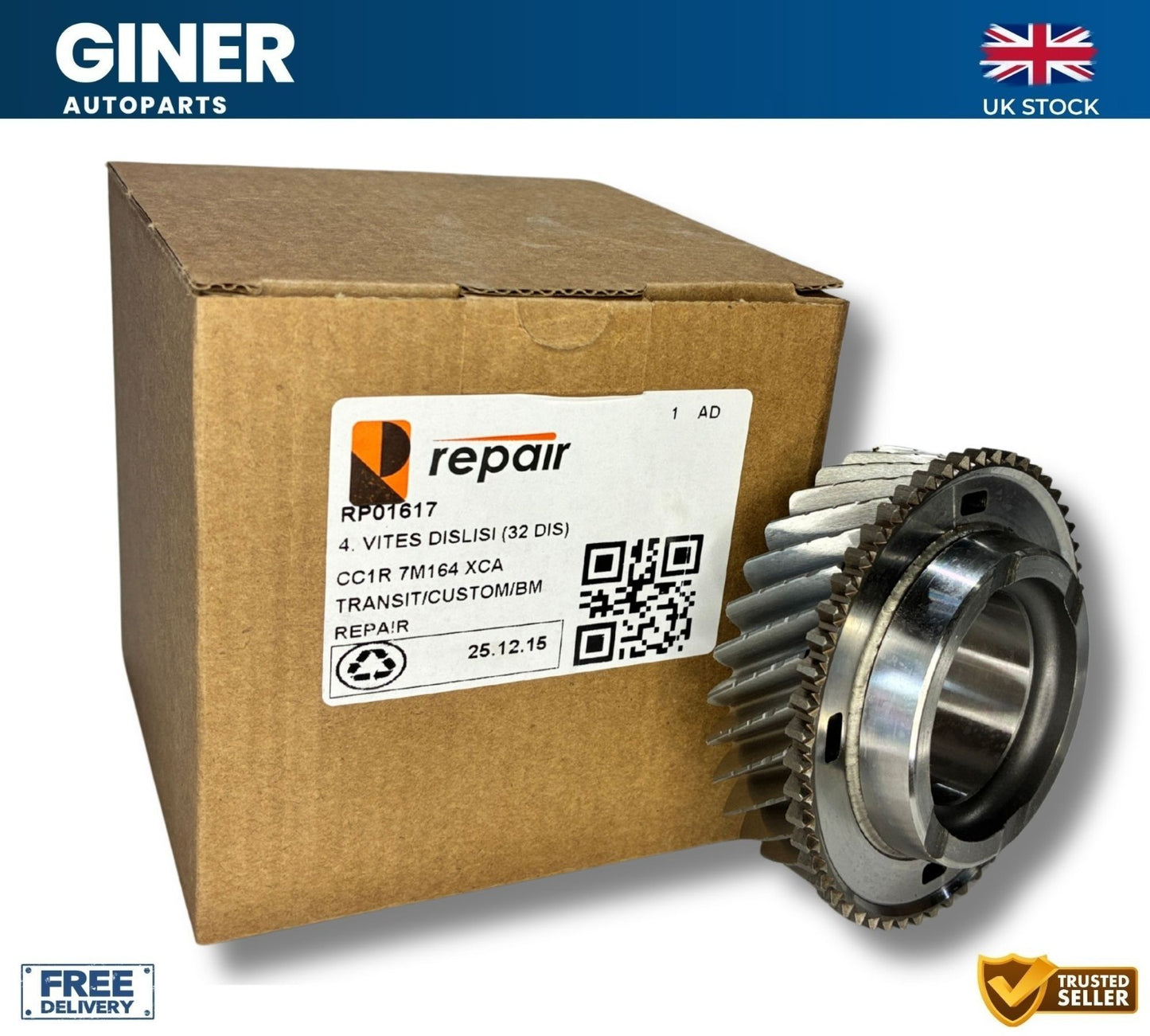 REPAIR RP01617 4th Speed Gear For Ford Transit MK4 1699488 8C1R-7M164-BB NEW