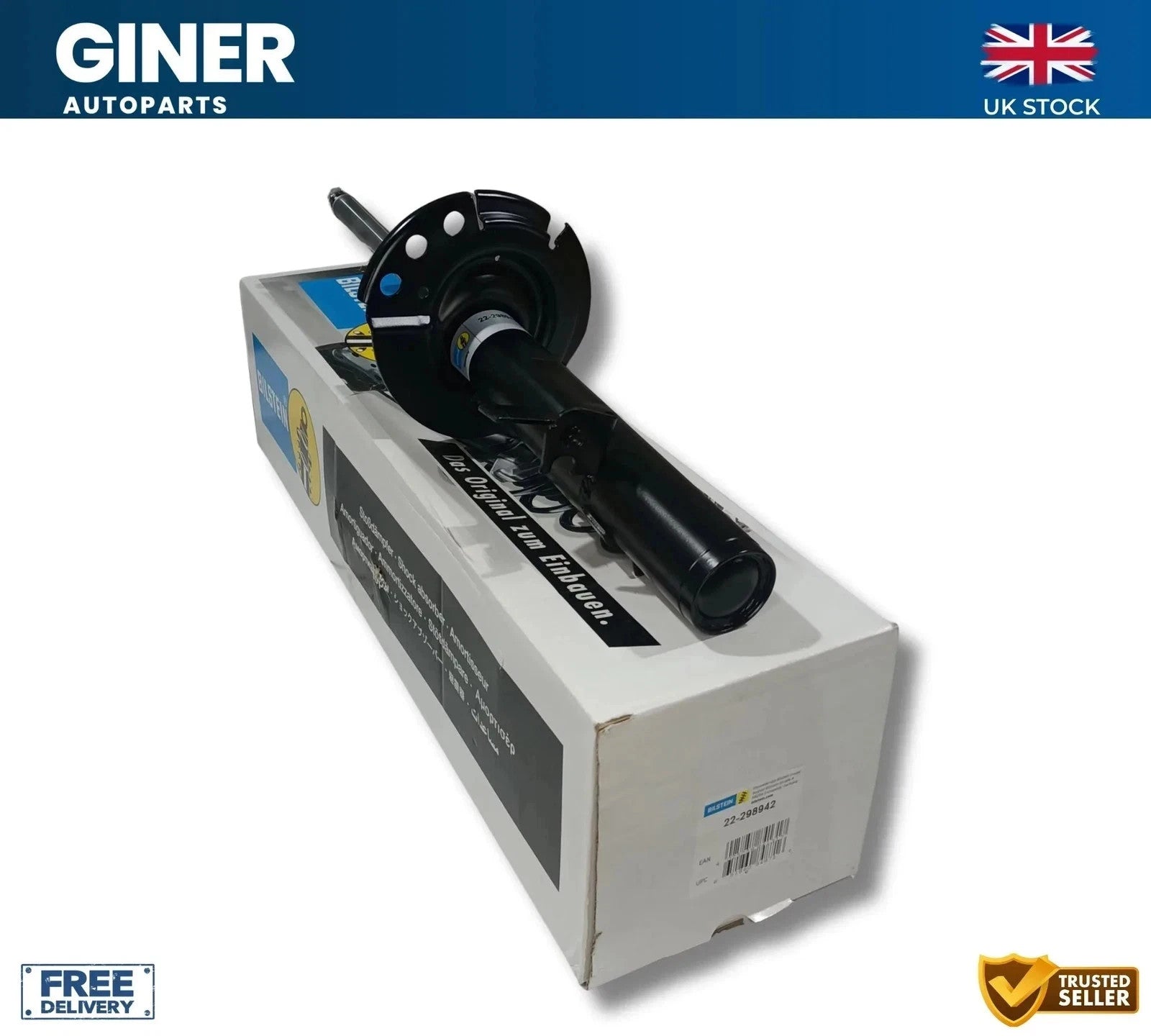 Bilstein Shock Absorber Front Pair For FORD KUGA Mk2 2.0 22-298942 22-298959