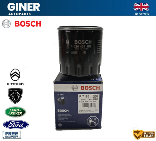 Bosch Oil Filter For FORD TRANSIT CUSTOM V362 TDCi 2.2D 12 to 17 BK2Q6714AA New