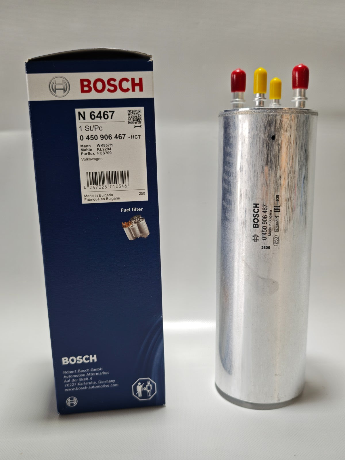 Bosch Fuel Filter 0450906467 7H0127401 7H0127401A 7H0127401B 7H0127401F N6467
