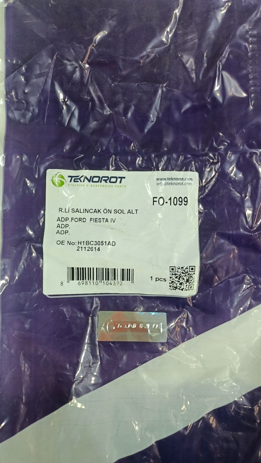 TEKNOROT Wishbone / Suspension Arm Front Left For 2018 on Ford Fiesta Mk7 ST 1.5