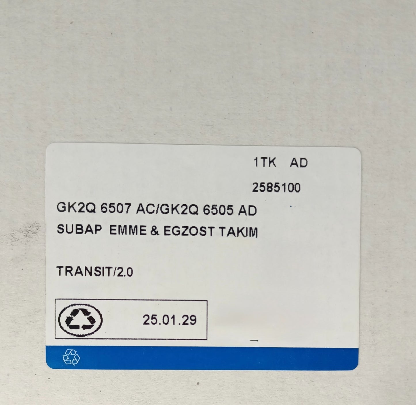 GENUINE Ford Valve Set 16pc For Ford 2.0 EcoBlue Focus Galaxy S-Max Tourneo