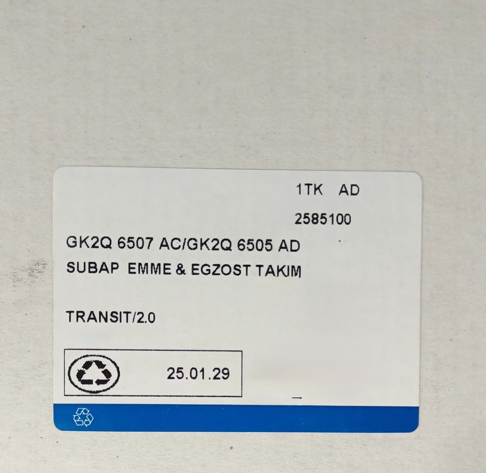 GENUINE Ford Valve Set 16pc For Ford 2.0 EcoBlue Focus Galaxy S-Max Tourneo