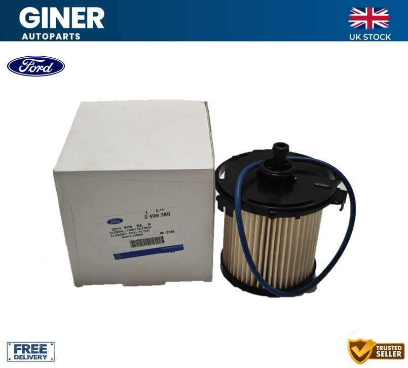 Genuine Ford Transit Mk8 Tourneo Custom 2.2 TDCi Diesel Fuel Filter 2499389 NEW