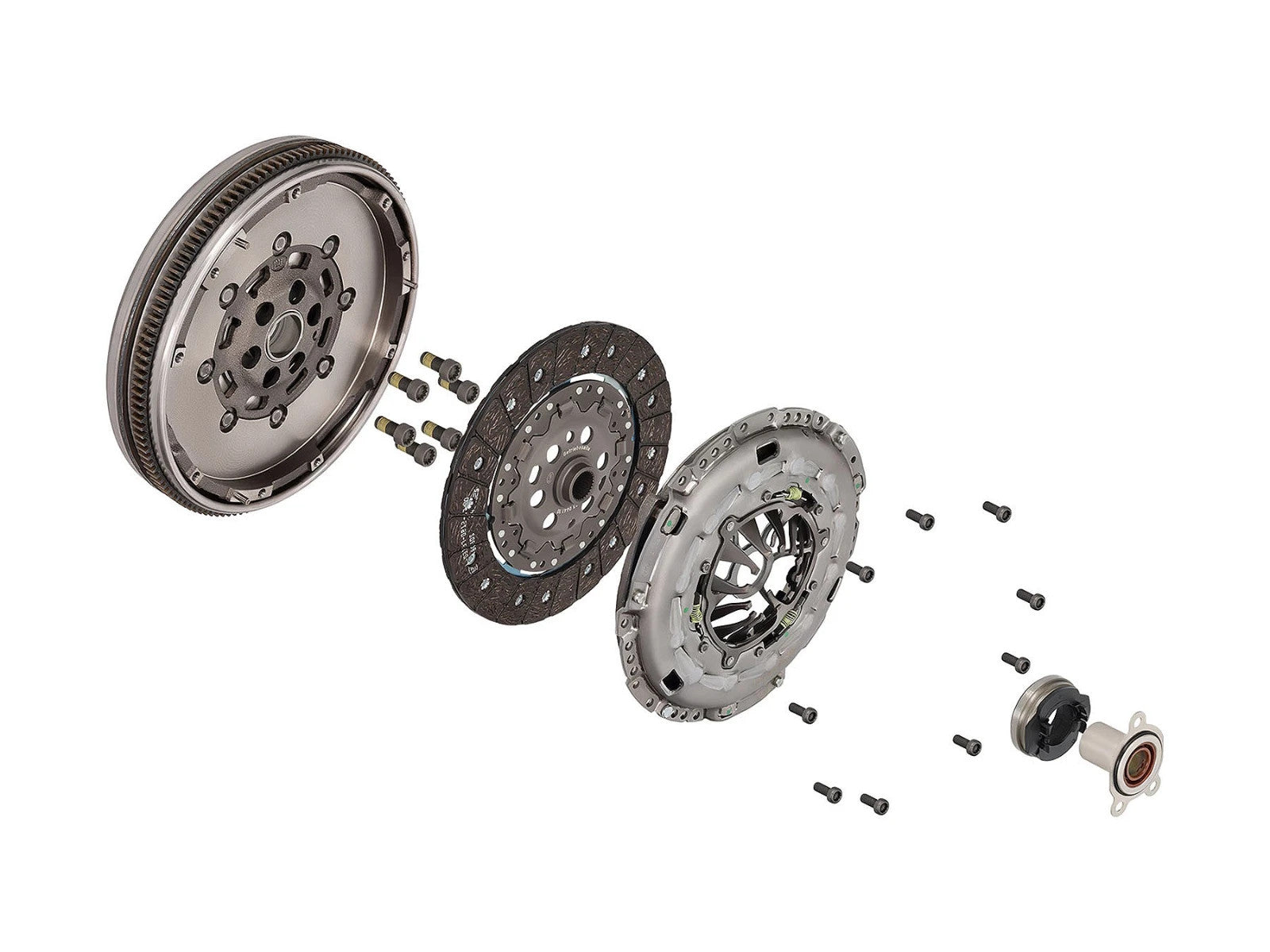 LuK Dual Mass Flywheel DMF Kit with Clutch 600001600 02A141165A 02A141165B New