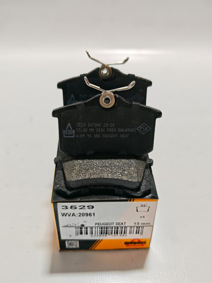 BESER Brake Pads Set Rear 1H0698451B 1H0698451C 1J0698451C 191698451 For Audi