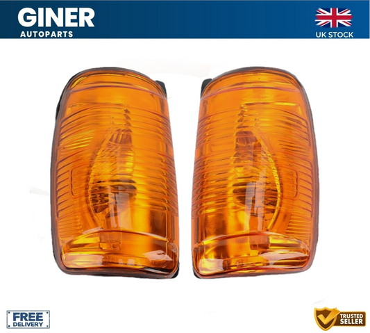 For Ford Transit MK8 Door Wing Mirror Indicator Lens Amber Left + Right 1847387