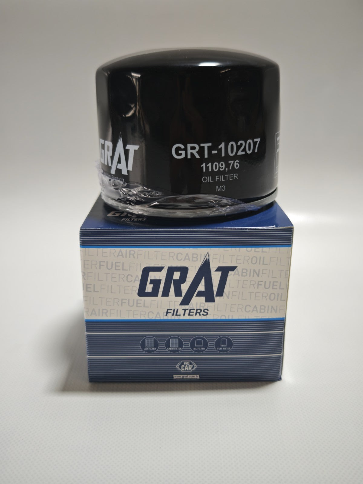 GRAT Oil Filter For FIAT DUCATO 244, 250 2.3D 2001 on 504091563 Quality