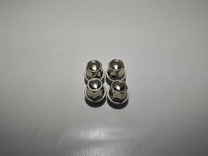 4x Alloy Wheel Nuts For Volvo C30 S40 V40 V50 Ford Fiesta Focus Genuine Quality