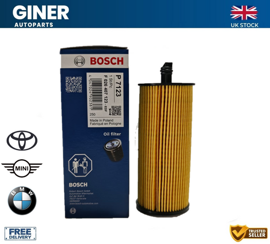 Bosch Oil Filter F026407123 11428507683 0412WA010 04152WA010 P7123 Quality New