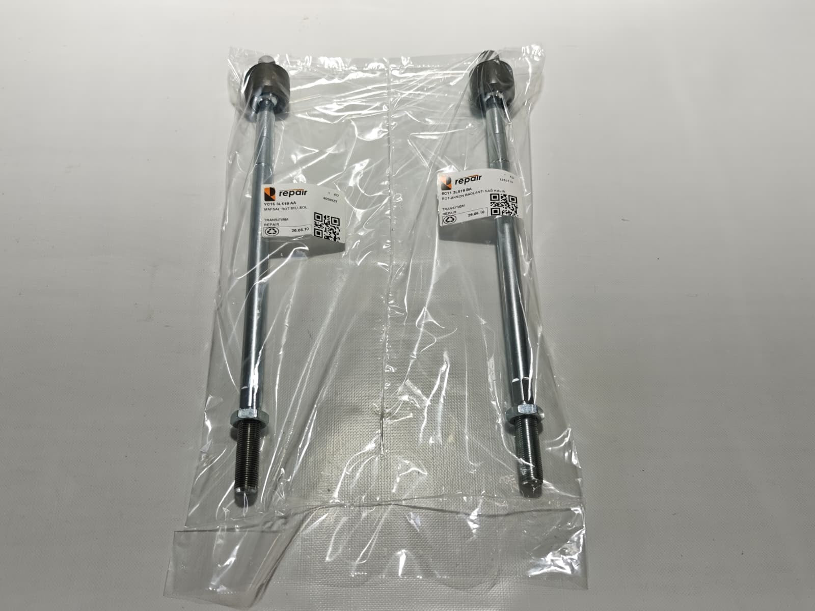 Tie Rod x 2 For Ford Transit Mk6 Mk7 2000 - 2014 YC153L519AA 6C113L519BA 1370710