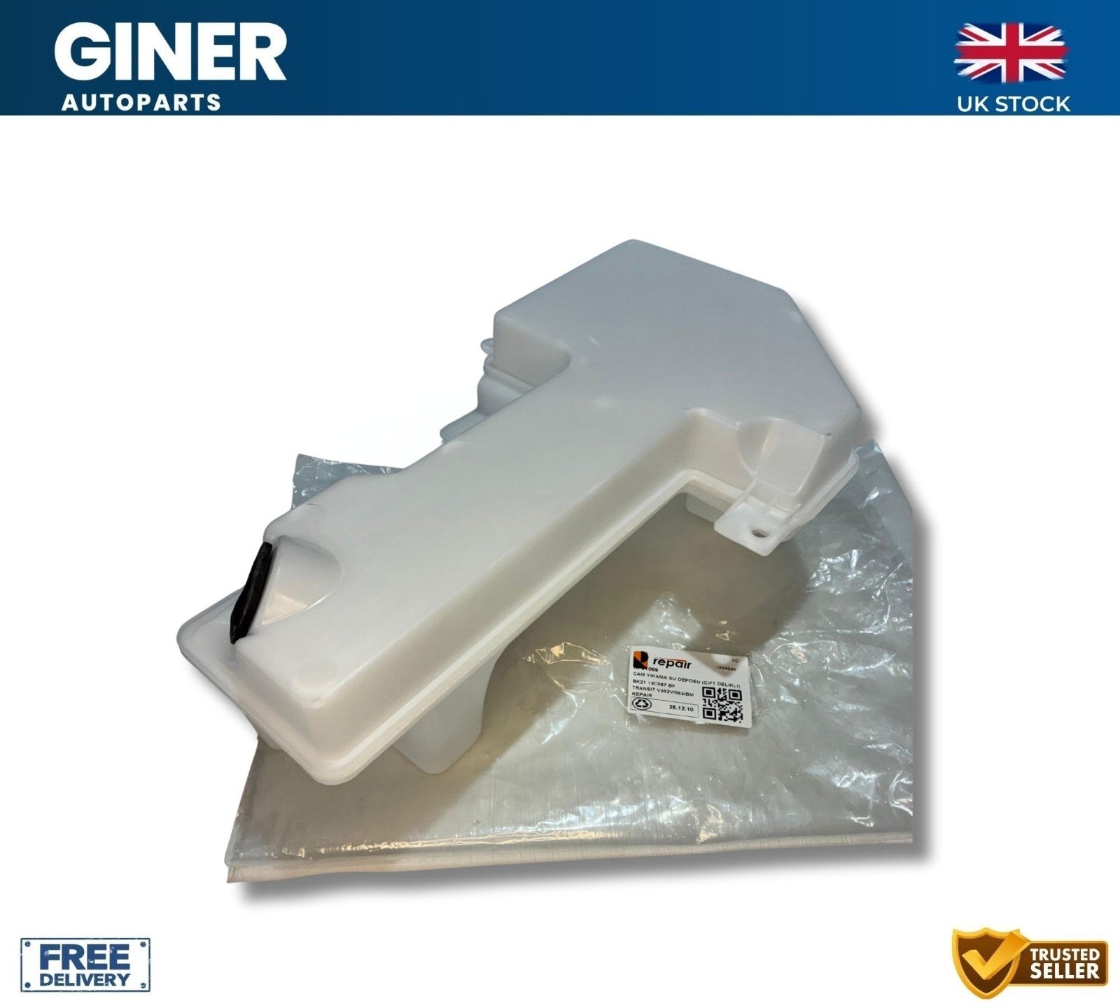 REPAIR Windscreen Washer Bottle For Ford Transit Mk8 Custom BK2113C087BF