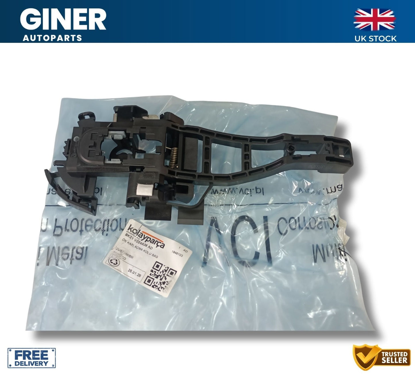 Genuine Transit Front Driver Side Door Handle Base For Ford BK21 V224 A36 AD