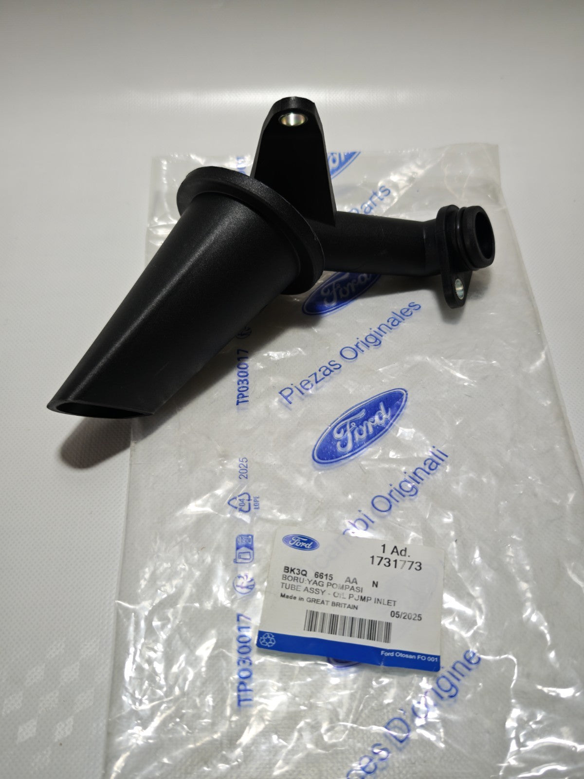 Genuine Ford Oil Pump Inlet Tube 1731773 For Ford Transit Mk7 - MK8 2016 - 2018