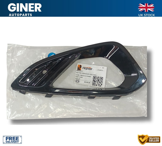 REPAIR New Right Front Bumper Black Fog Lamp Grill For 2017-2022 Ford Fiesta MK7