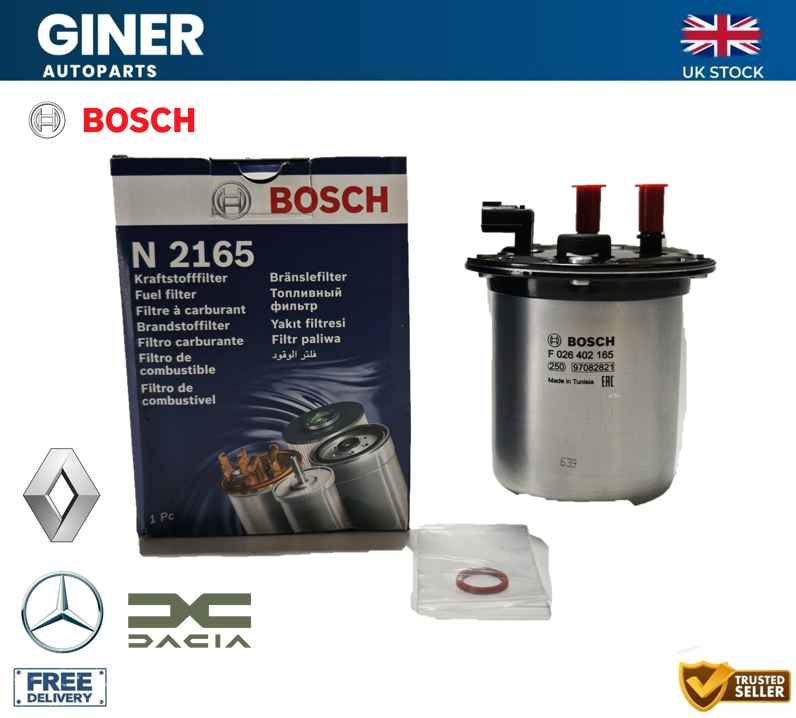 Fuel Filter For RENAULT CLIO Mk4 1.5D 12 - 19 Bosch 164005420R High Quality