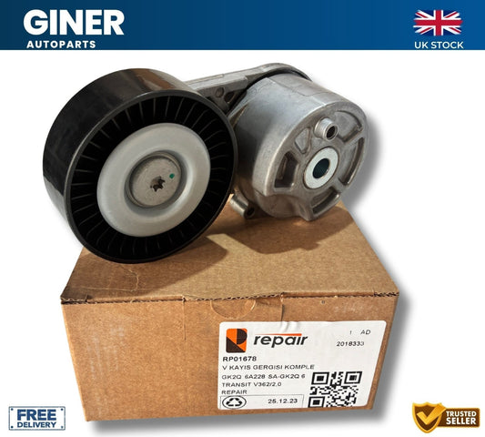 REPAIR Aux Belt Tensioner T39526 Drive V-Ribbed 2018333 2383344 GK2Q6A228AA New