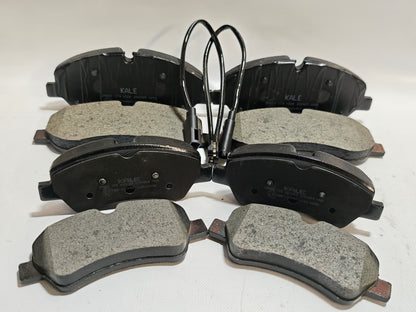 For Ford Transit Custom + Mk8 2.0 2.2 TDCI Front & Rear Brake Pads Wear Leads