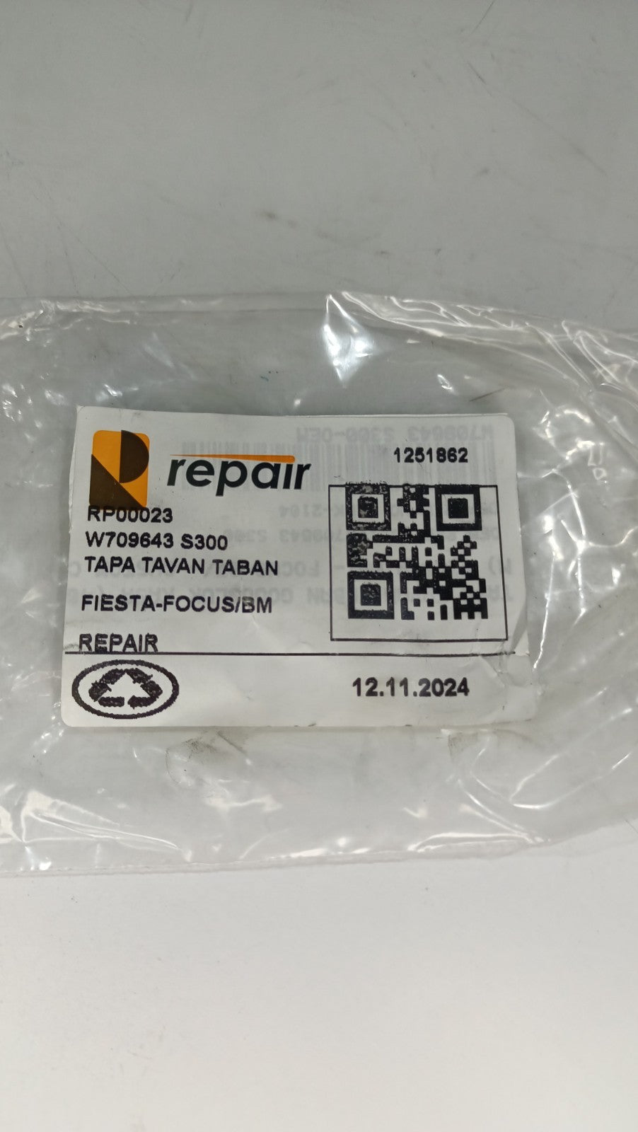 REPAIR New Genuine Spare Wheel Carrier Plug For Ford Transit Custom MK1 1251862