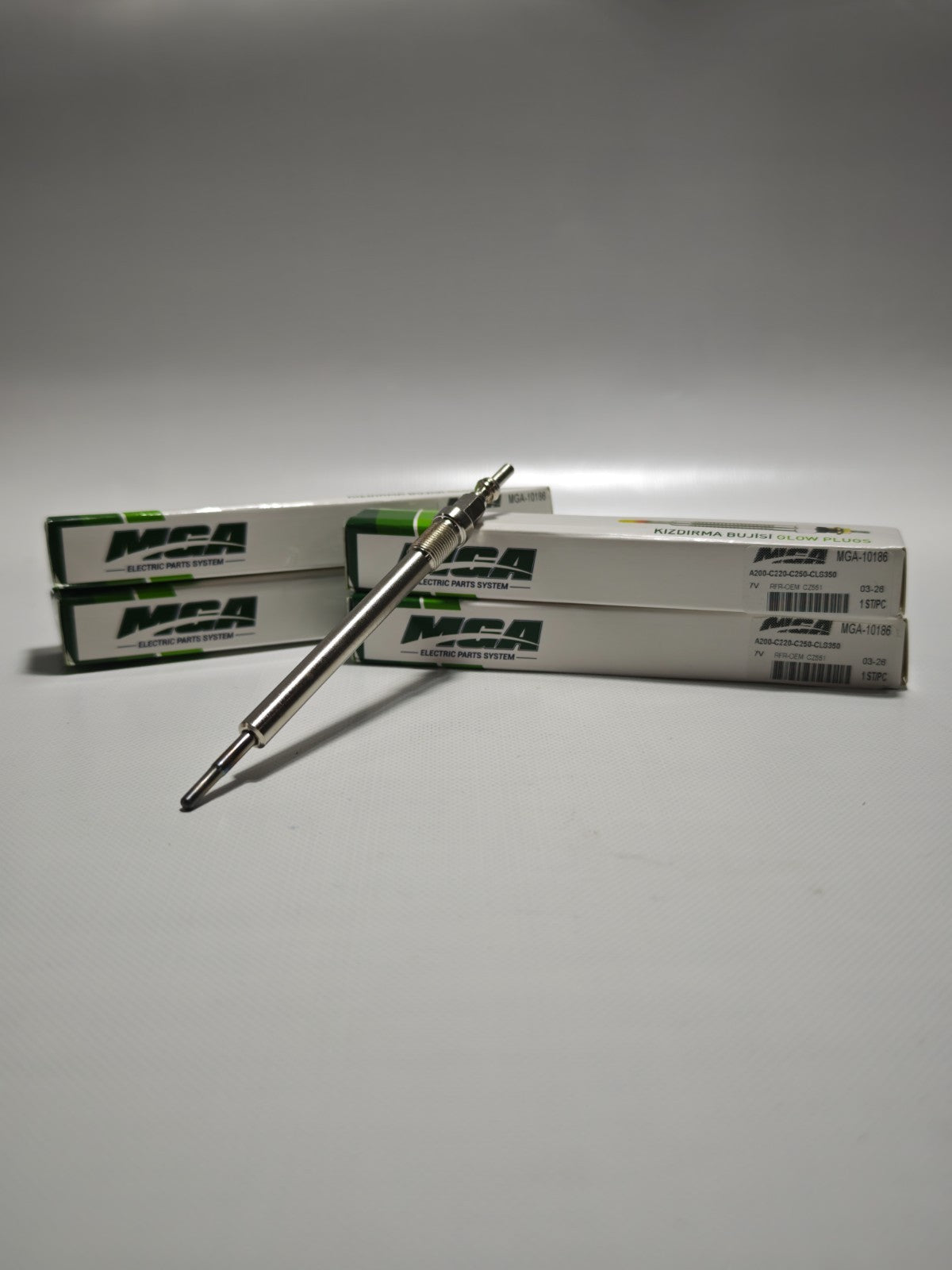 MGA Mercedes 4X Heater Glow Plugs A0011597301 A0011598001 0011597301 0011598001
