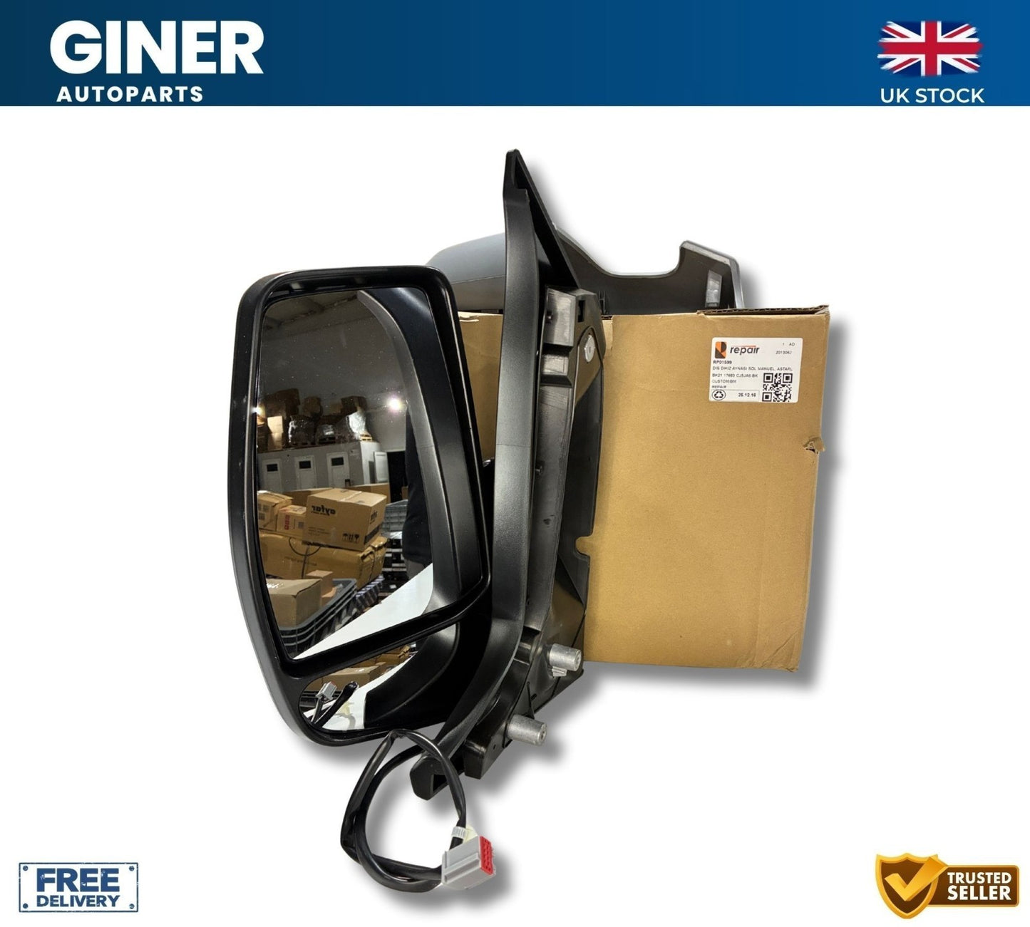 Door / Wing Mirror Left For Ford Transit Custom V362 TDCi 2.2D 1776500, 2013062
