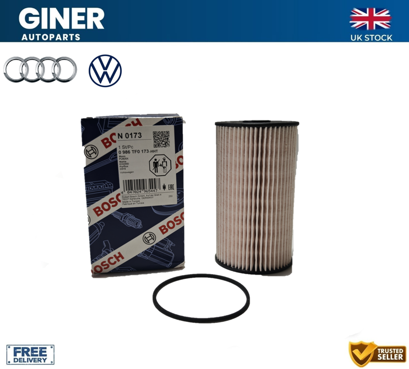 Fuel Filter 0986TF0173 Bosch 3C0127177 3C0127434 Genuine Top Quality For Audi/VW
