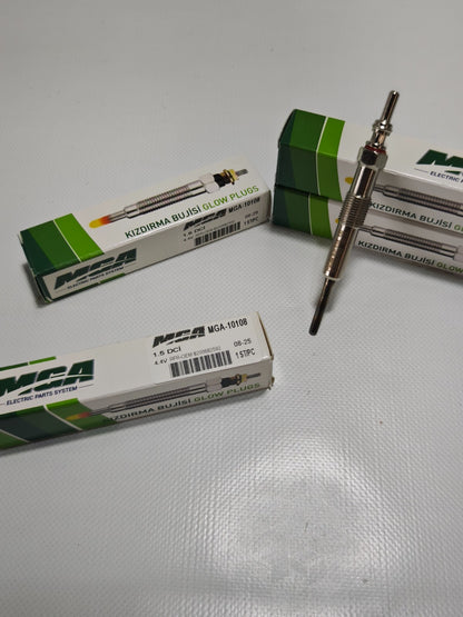 MGA Glow Plugs Set 4x A4151590001 4151590001 1106500Q0E 8200682592 110654876R