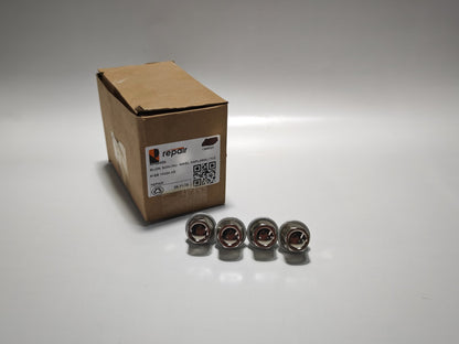 4x Alloy Wheel Nuts For Volvo C30 S40 V40 V50 Ford Fiesta Focus Genuine Quality
