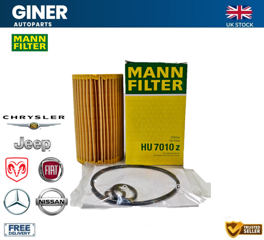 Oil Filter HU7010Z MANN 68091826AA 68091827AA K68091826AA K68091827AA P7112