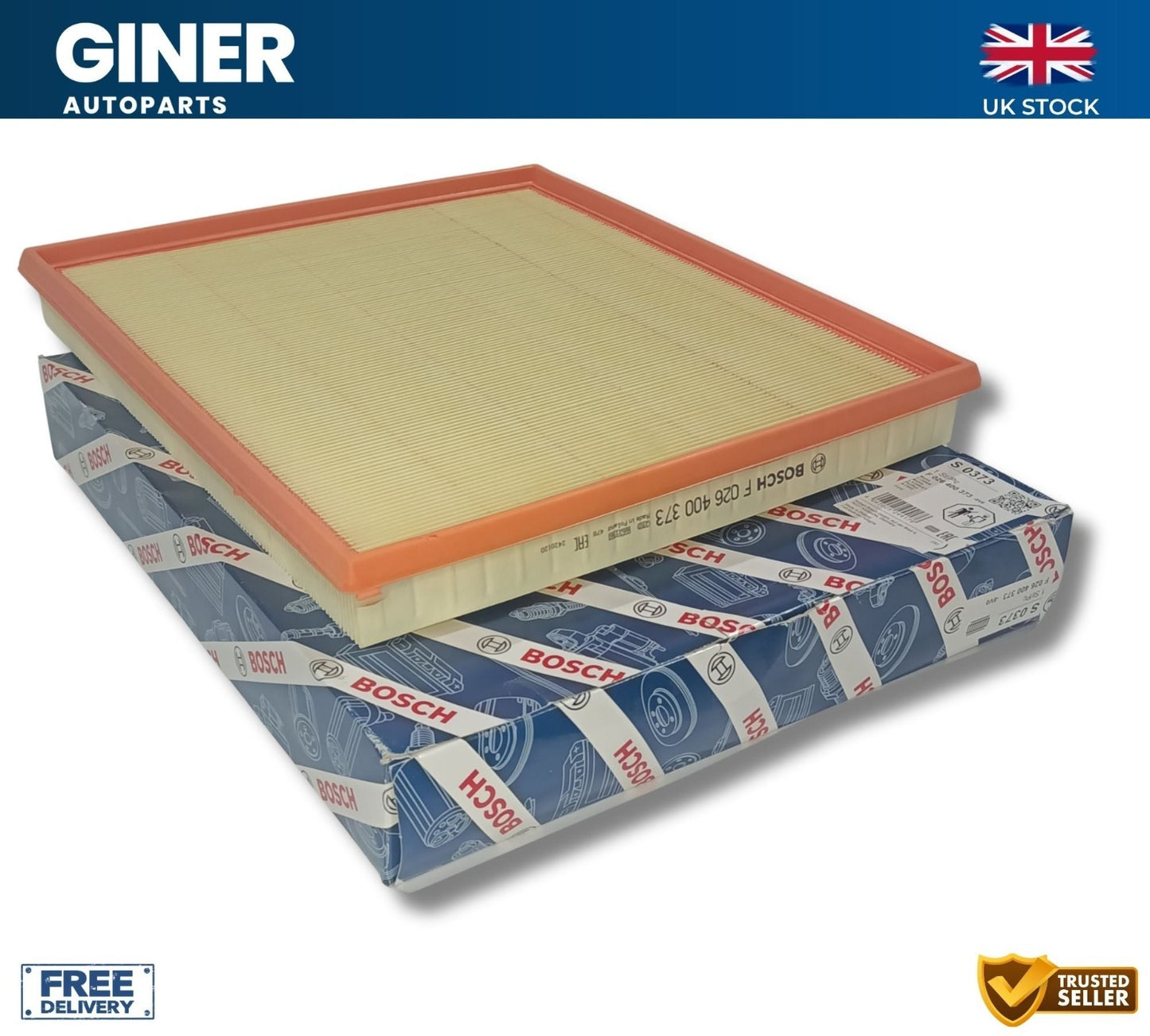Air Filter F026400373 Bosch 1731778 CC119601CB 1741459 7424999339 S0373 Quality
