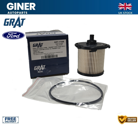Fuel Filter For FORD TRANSIT 2.2D 2011 on GRAT CC1Z9354A CC119176AA CC119176BA