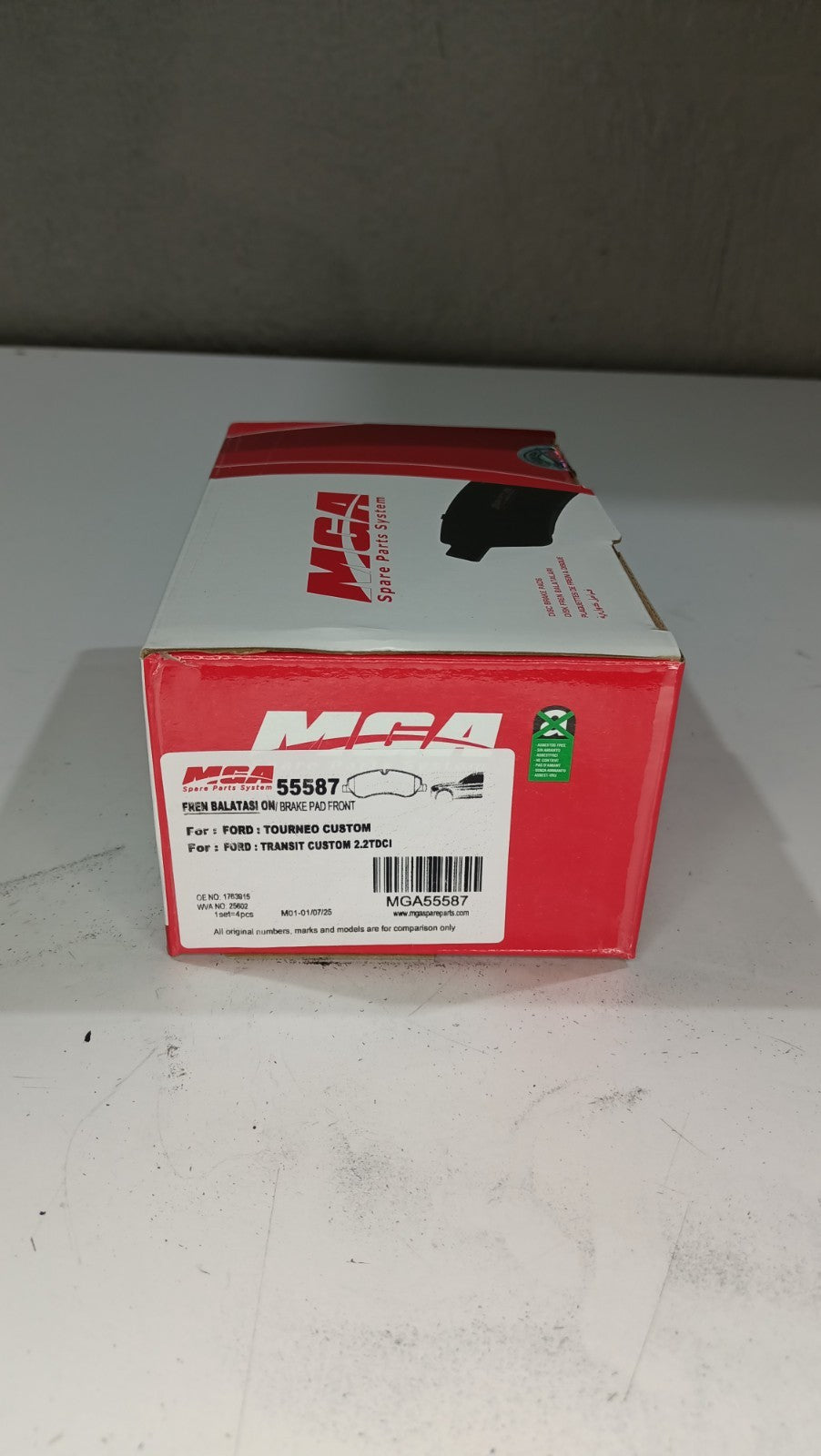 Brake Pads Front For Ford Transit V363 Tourneo Custom Transit Custom V362 MGA