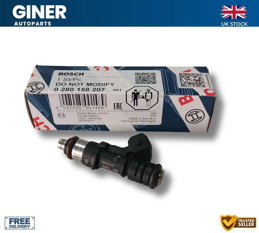 BOSCH Petrol Fuel Injector 0280158207 Nozzle Valve VP8A6U9F593AA 1538984 EV14ES