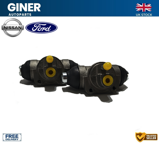 2x Wheel Brake Cylinders (Pair) For FORD TRANSIT 2.5D Rear 1991 - 2006 4055730