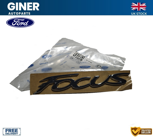 Genuine FORD FOCUS BOOT BADGE Rear Emblem III Mk3 2011-17 Zetec ST 1714989 New