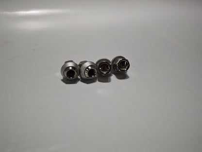4x Alloy Wheel Nuts For Volvo C30 S40 V40 V50 Ford Fiesta Focus Genuine Quality