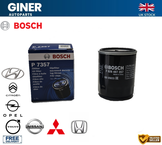 Bosch Oil Filter F026407357 2630002750 2630002751 2630002752 P7357 OE Quality
