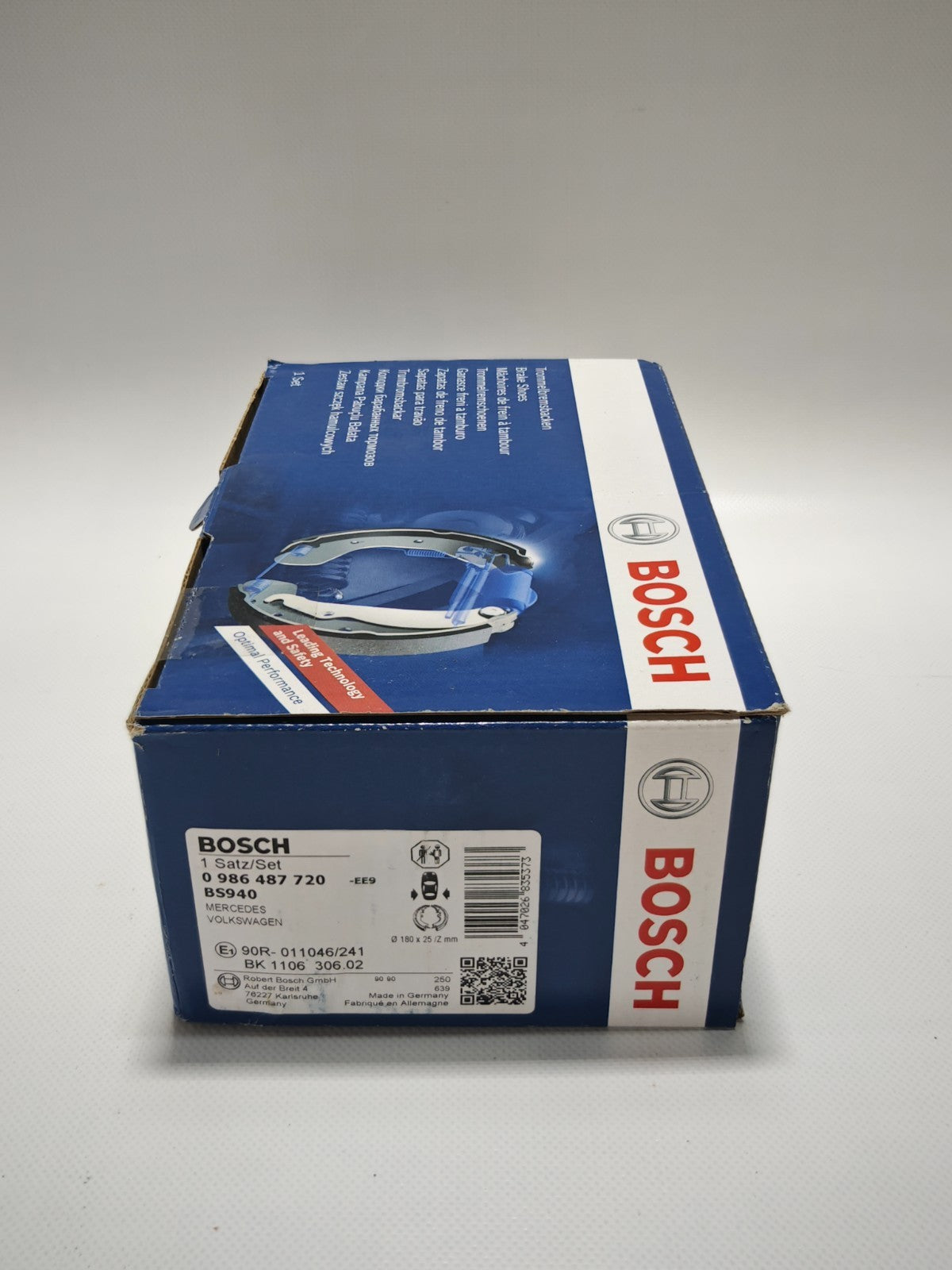 Handbrake Shoes Set For Mercedes Sprinter 2.2D 2009 on VW Crafter Parking Bosch