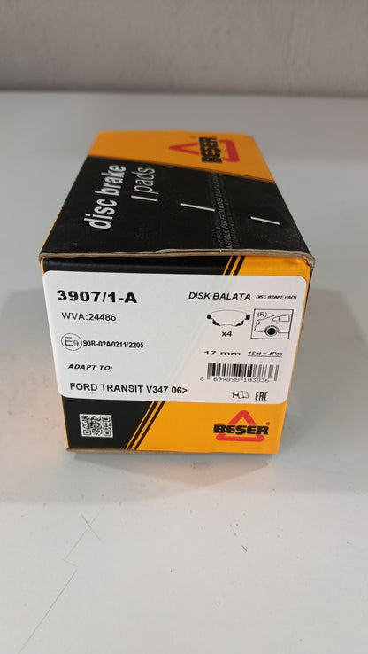 BESER Brake Pads Set Rear BP1530 Quinton Hazell 1371454 1433958 6C112M008A2E