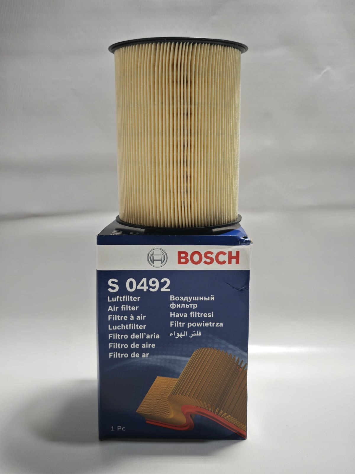 Bosch F026400492 Air Filter Fits Ford Focus C Max Kuga Transit Mazda 3 Volvo V40