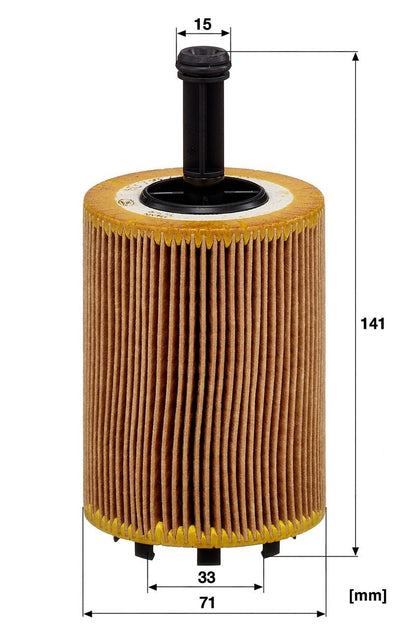 Mann Oil Filter HU719/7X 68001297AA K68001297AA 1118184 1250679 MN980125 Quality