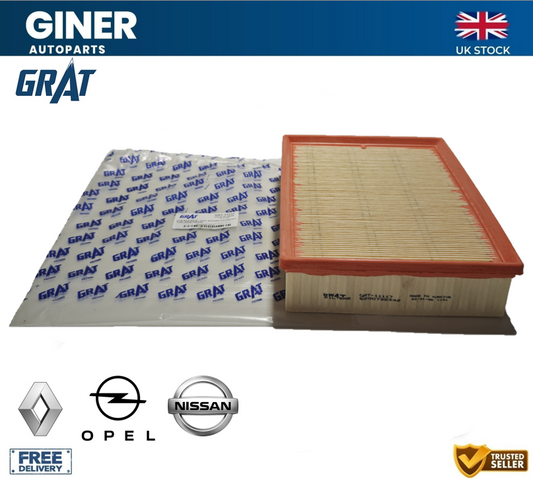 GRAT Air Filter For RENAULT MASTER Mk3 2.3D 2010 on 165465171R 7485145004