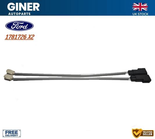 2X Brake Pad Wear Indicator Sensors Ford Transit Custom 2.0 2.2 Front 1781726