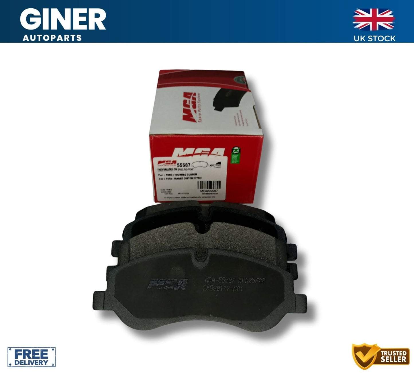Brake Pads Front For Ford Transit V363 Tourneo Custom Transit Custom V362 MGA