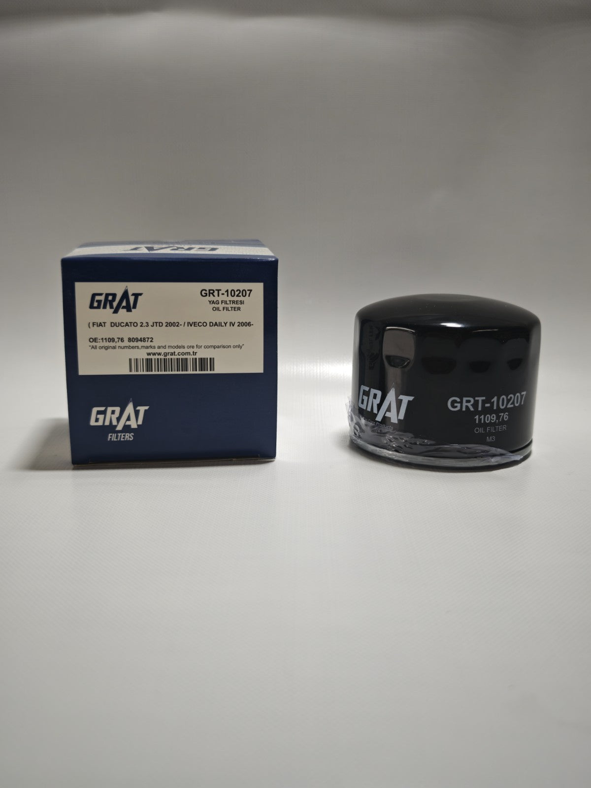 GRAT Oil Filter For FIAT DUCATO 244, 250 2.3D 2001 on 504091563 Quality