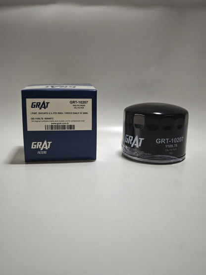GRAT Oil Filter For FIAT DUCATO 244, 250 2.3D 2001 on 504091563 Quality