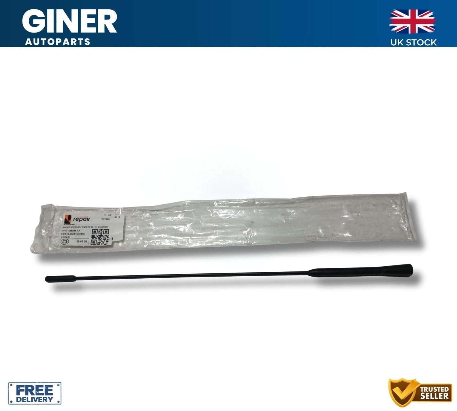 REPAIR UK Antenna Aerial And Base For 2012-2018 Ford Transit Custom RP00030